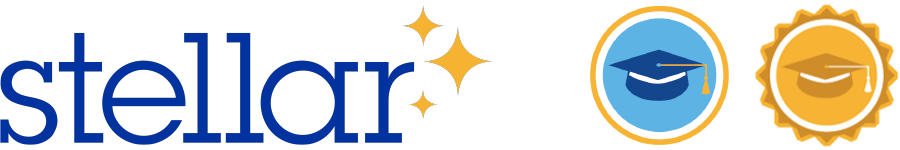 Stellar logo and Infinite Learner Badge